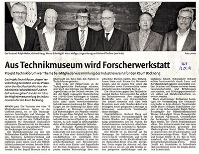 Backnanger Kreiszeitung 14. April 2014
